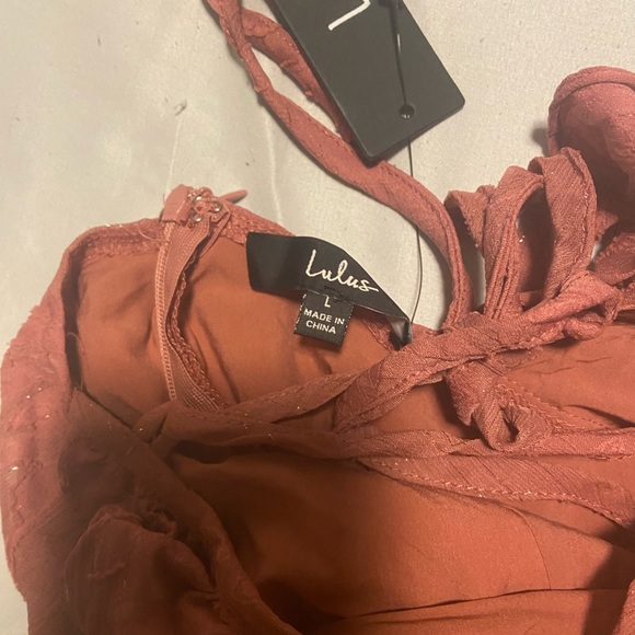 Lulus size Large boho floral maxi dress - Picture 4 of 5